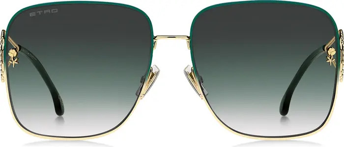 Etro 61mm Gradient Square Sunglasses | Nordstrom | Nordstrom