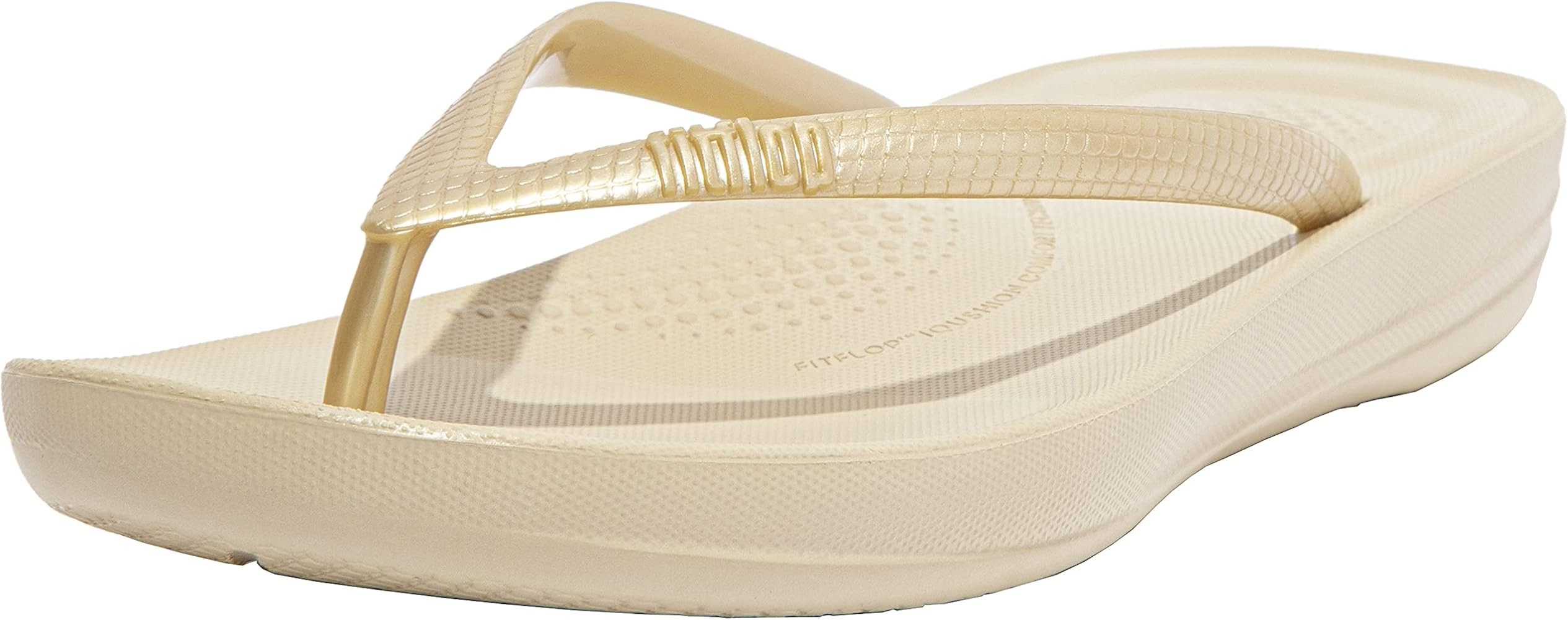 FitFlop women's Iqushion Pearlized Ergonomic Flip-flops Wedge Sandal, 0 | Amazon (US)