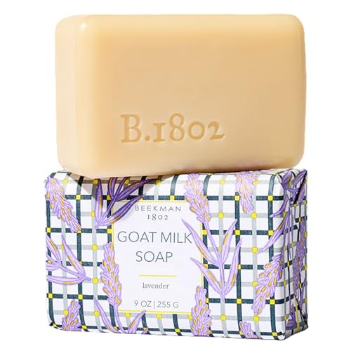 Beekman 1802 Goat Milk Soap, Lavender, 9 oz | Amazon (US)