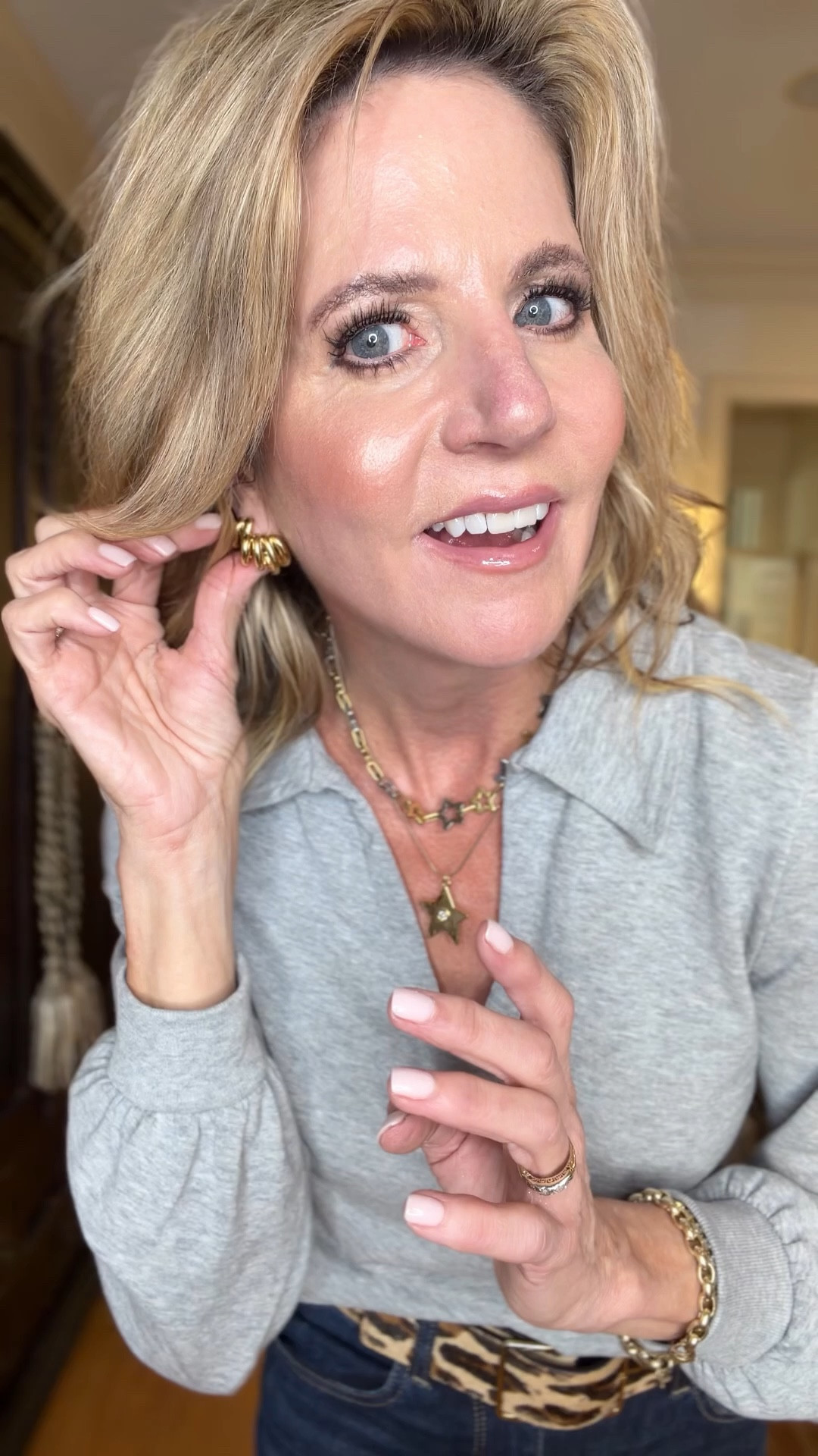 Such a great earring stack!

#LTKOver40