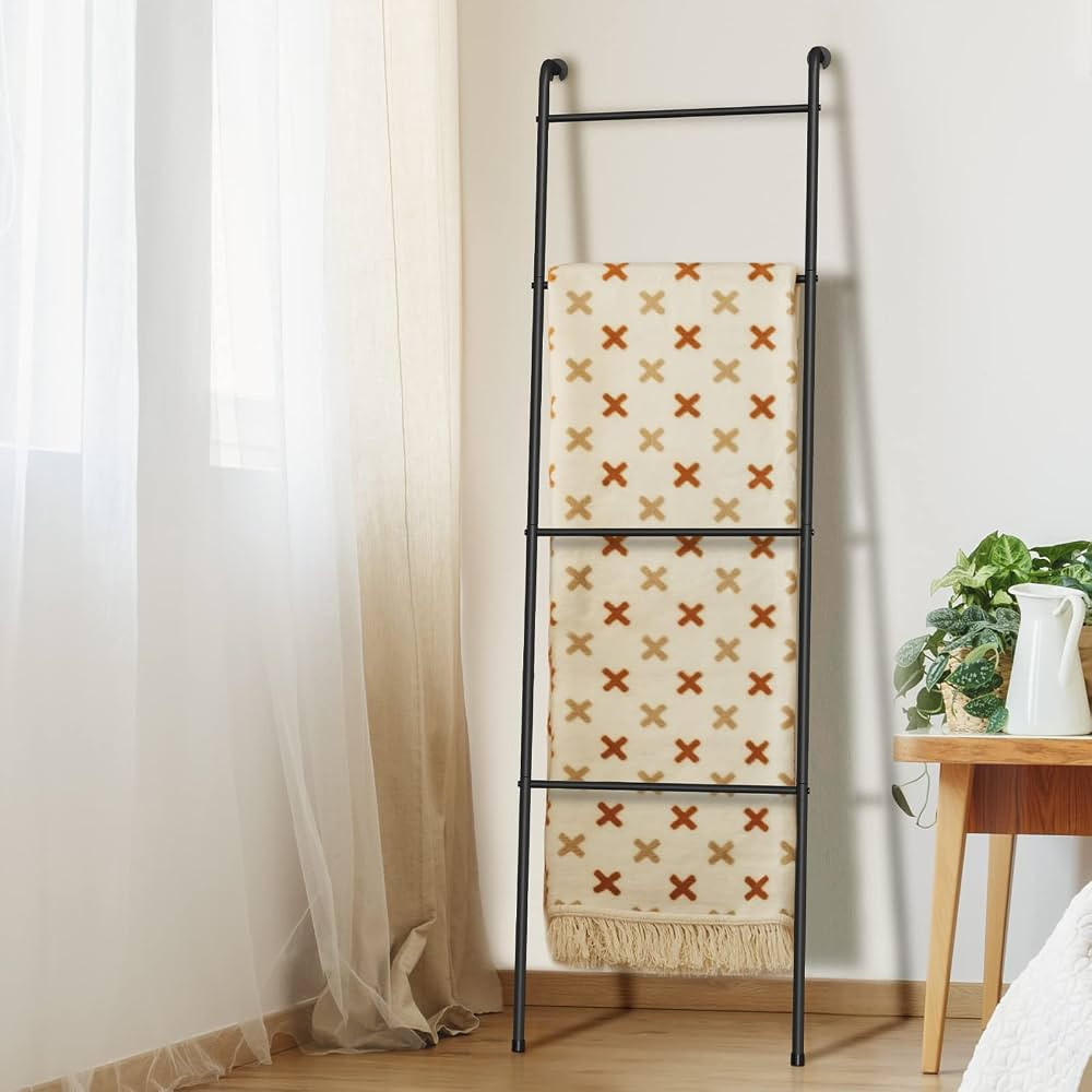 ABQ Blanket Ladder Outdoor Towel Rack for Pool, Decorative Metal Holder for The Living Room Bathr... | Amazon (US)