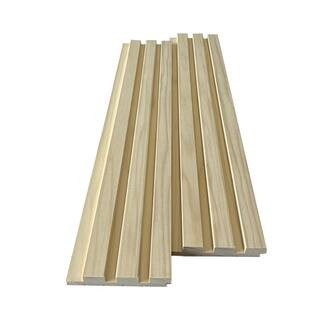 Swaner Hardwood 1 in. x 5 in. x 8 ft. Poplar Shiplap Slat Wall Hardwood Board (2-Pack) OL1X5X8SLA... | The Home Depot