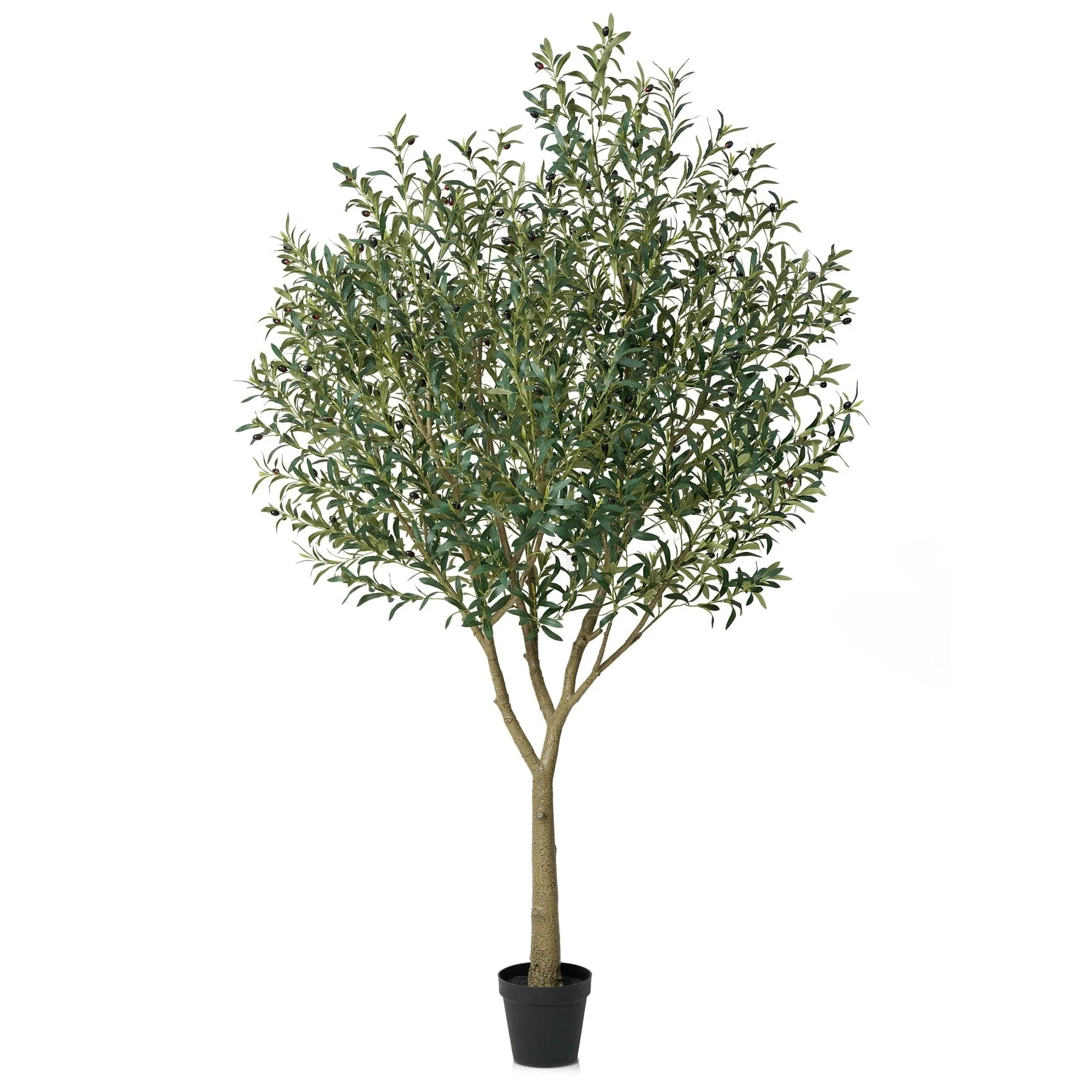 DR.Planzen 8ft Huge Artificial Olive Tree - Faux Olive Plant for Indoor & Outdoor Decor - Adjusta... | Walmart (US)