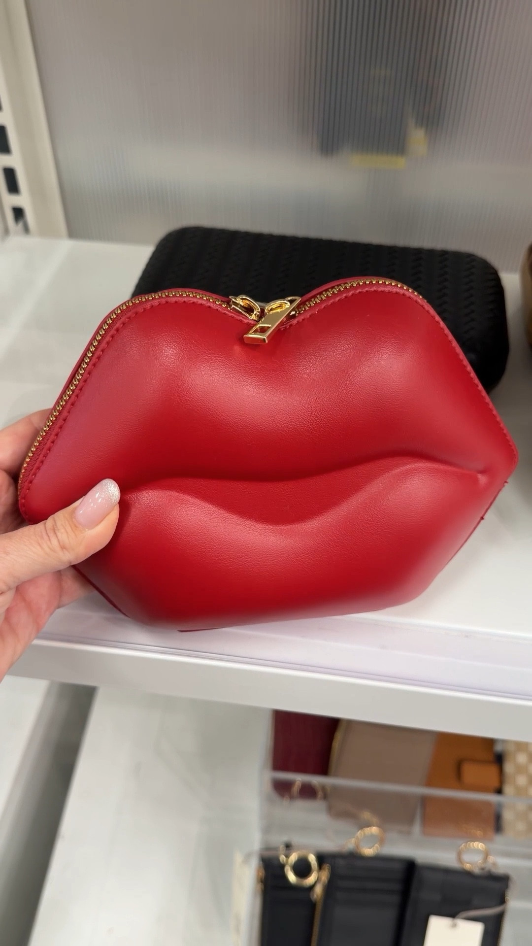 The CUTEST lip bag, I had to have it!  💋 

#LTKmomlife #LTKSeasonal #LTKFindsUnder50