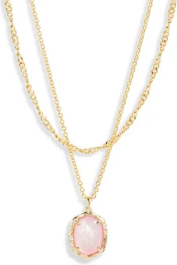 Daphne Layered Coral Pendant Necklace | Nordstrom