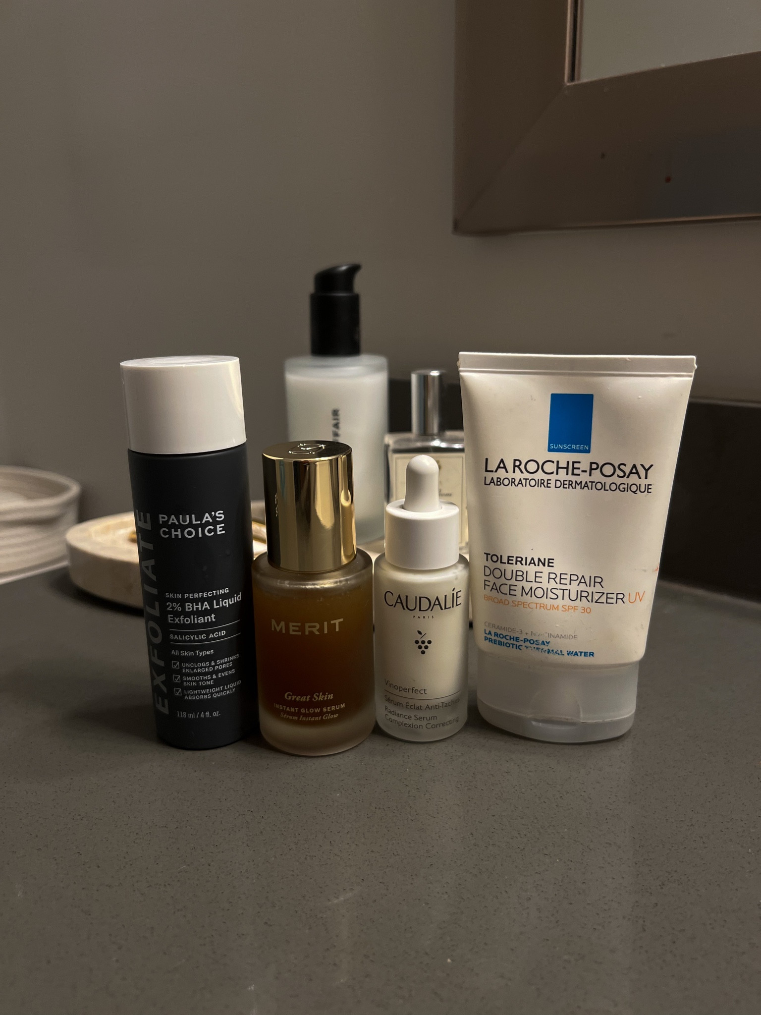 Current morning skincare line up! Obsessed with Caudalíe Radiance Serum  🤍

Skin care, beauty 

#LTKbeauty
