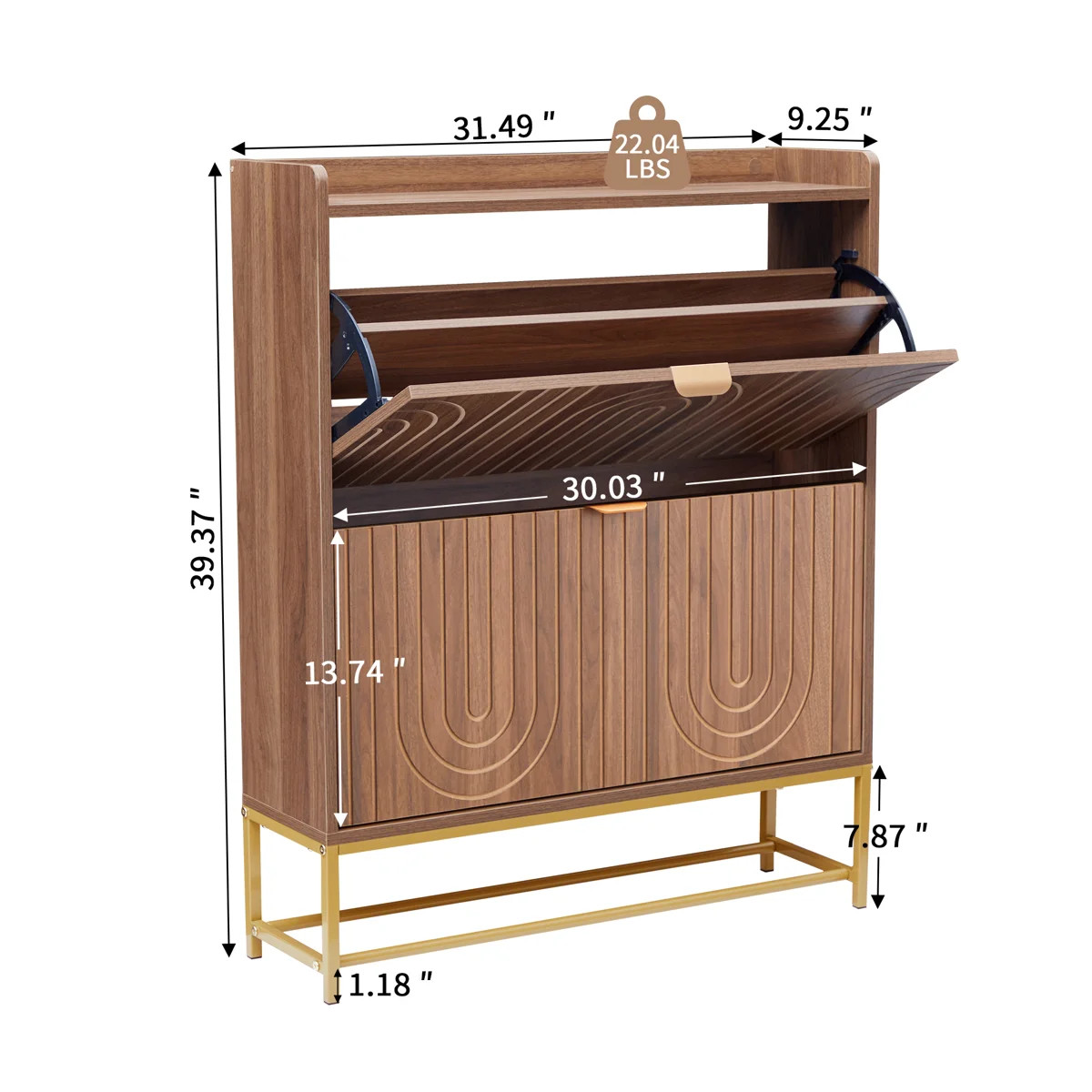 20 Pair Shoe Storage Cabinet | Wayfair North America