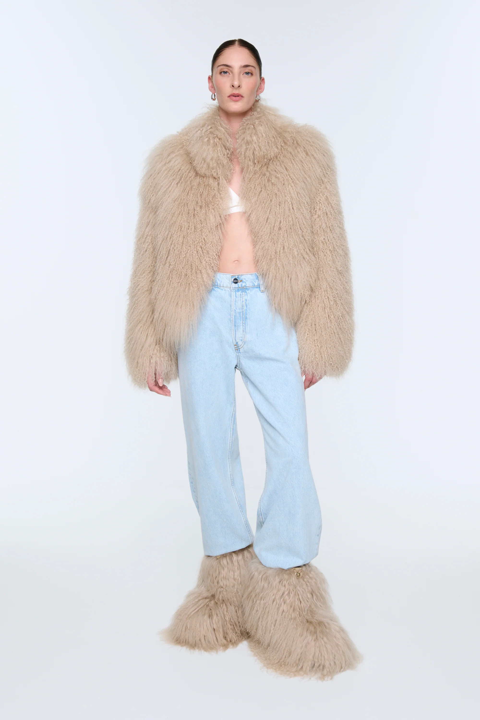 Rochelle Shearling Coat | DUCIE