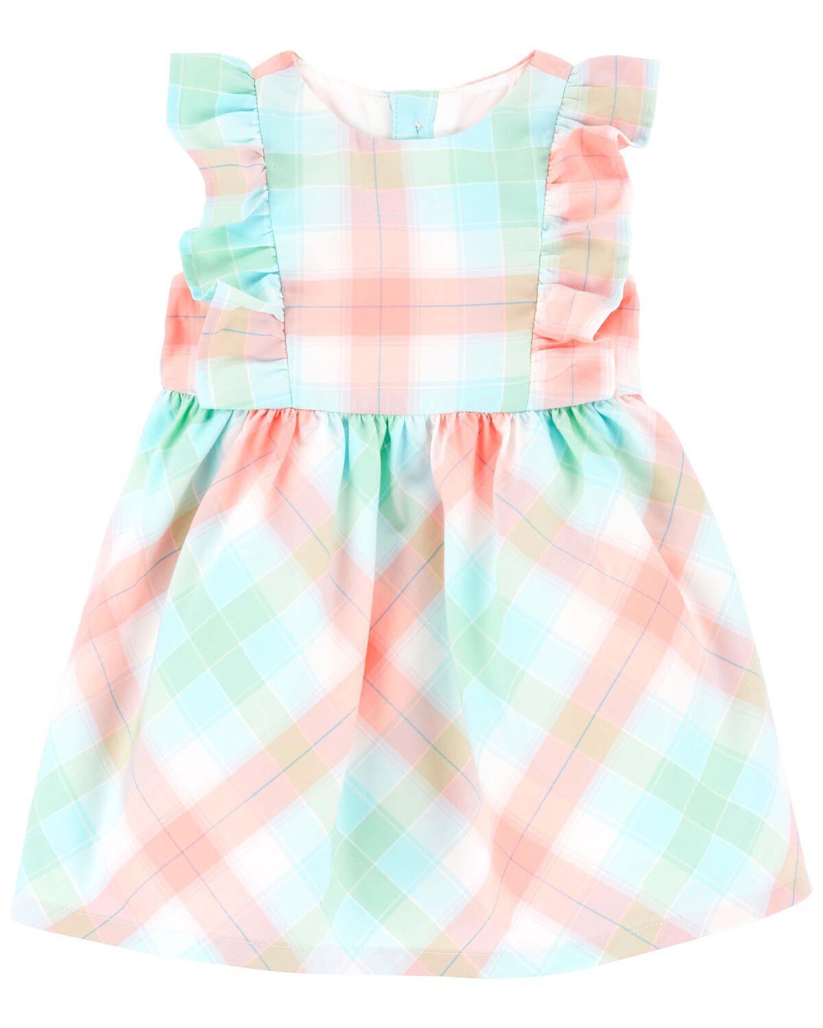 Baby Plaid Flutter Dress | Carter's