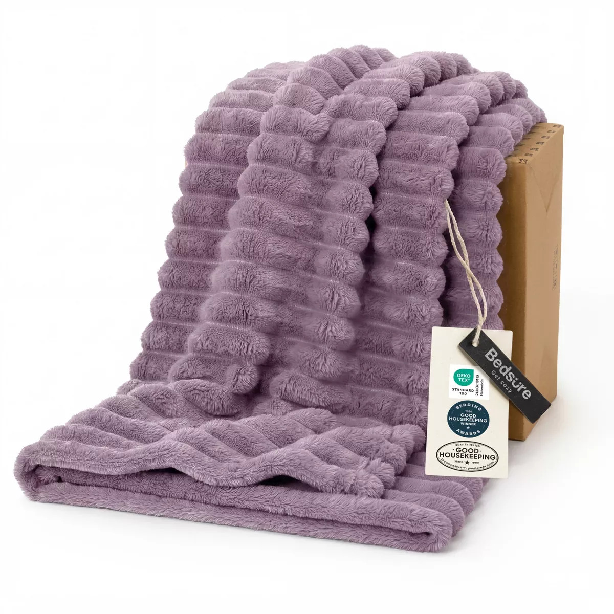 Bedsure Light Purple Throw Blanket - GentleSoft Lightweight Fleece, Summer Comforter Alternative ... | Target