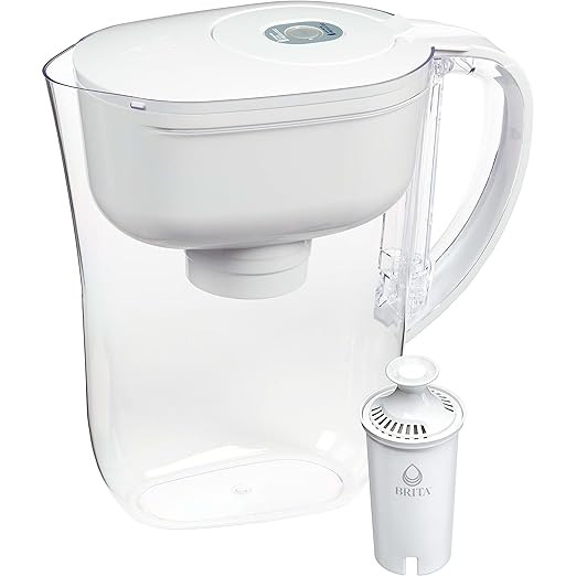 Brita Water Filter Pitcher for Tap and Drinking Water with 1 Standard Filter, Lasts 2 Months, 6-C... | Amazon (US)