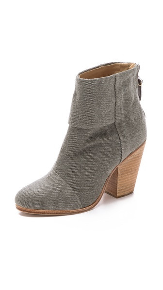 Classic Newbury Booties in Canvas | Shopbop