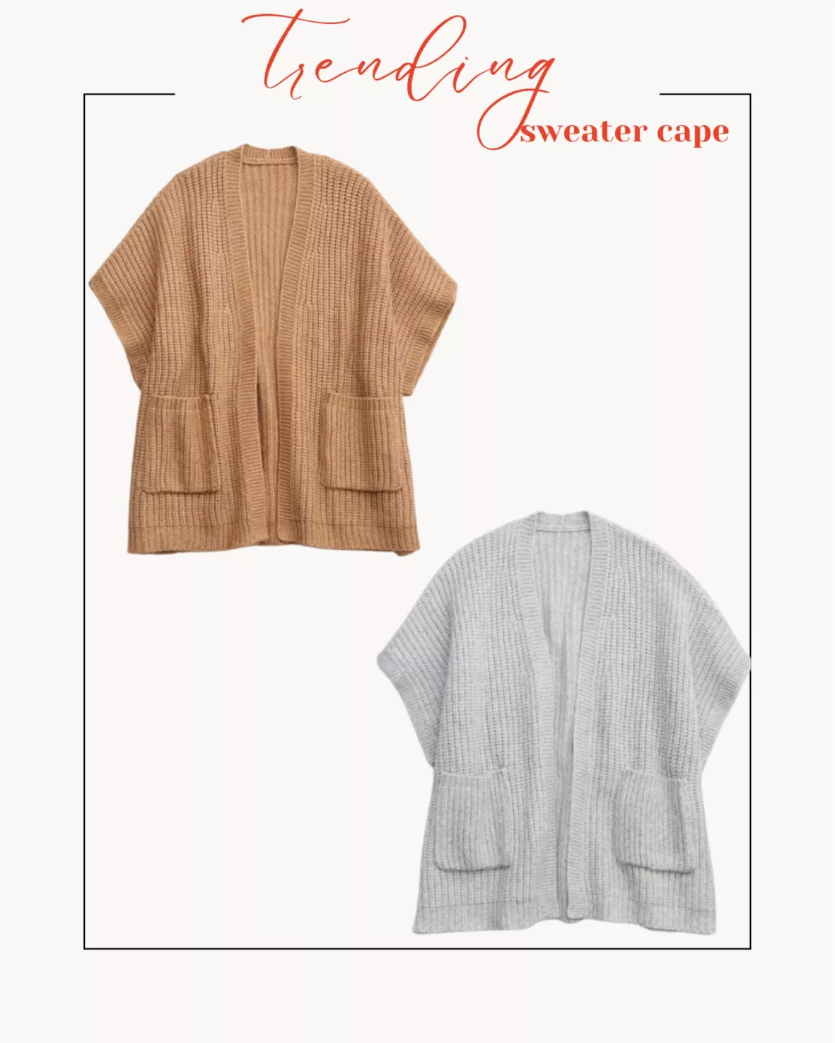 Aerie Ribbed Sweater Cape