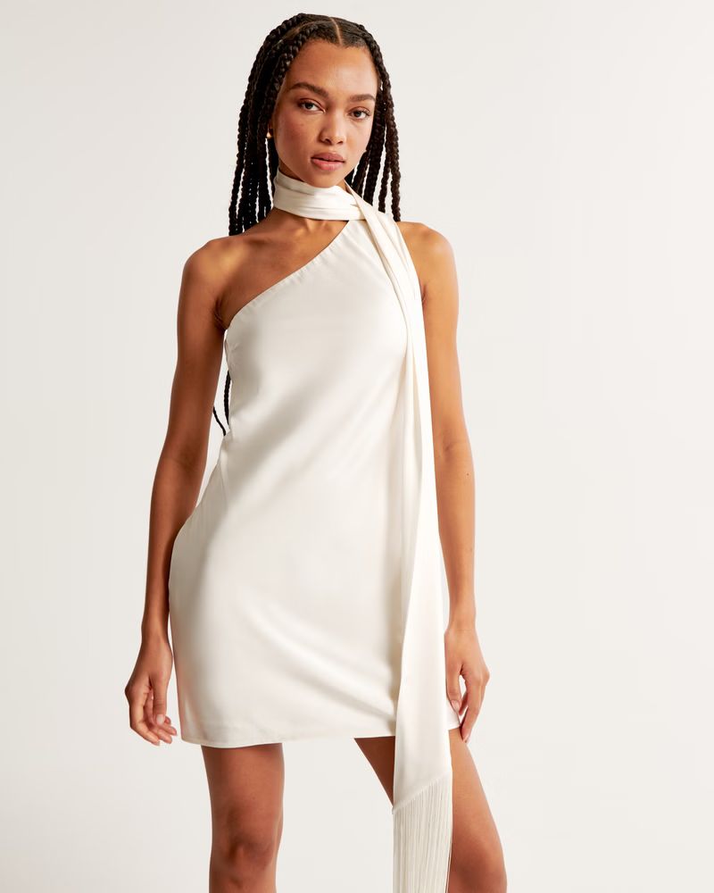 Scarf Slip Mini Dress | Abercrombie & Fitch (US)