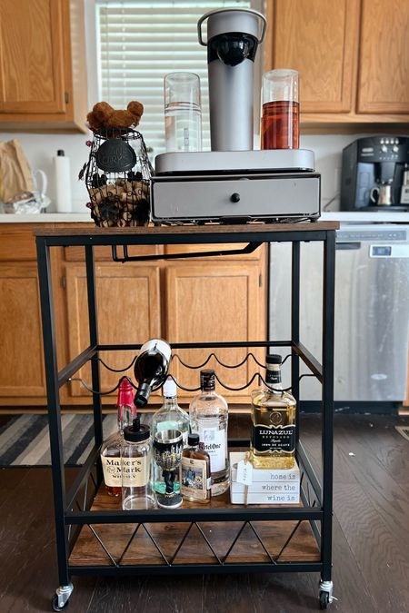 The Bartesian is the best gift for those who take their cocktails seriously and also want the ease of a simple click of a button for the drink!! The bar cart is my latest addition to the kitchen and was super easy to install and put together! #kitchendecor #barcart

#LTKfamily #LTKmens #LTKhome