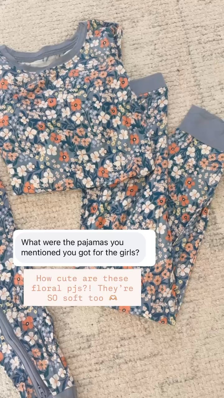 How cute is the print on these pajamas?! The girls are so excited to wear these!

Loverly Grey, girls pajamas, girls pjs

#LTKKids