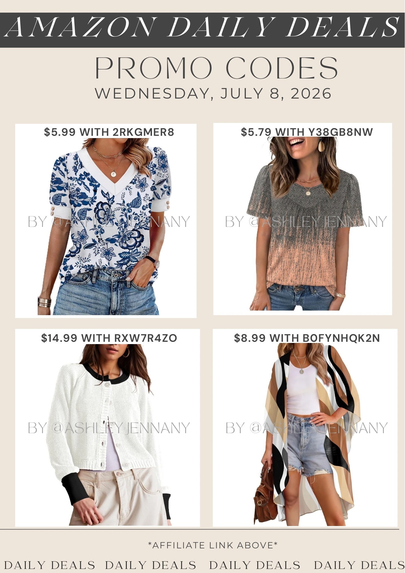 Amazon deals

#LTKSaleAlert #LTKMidsize #LTKootd
