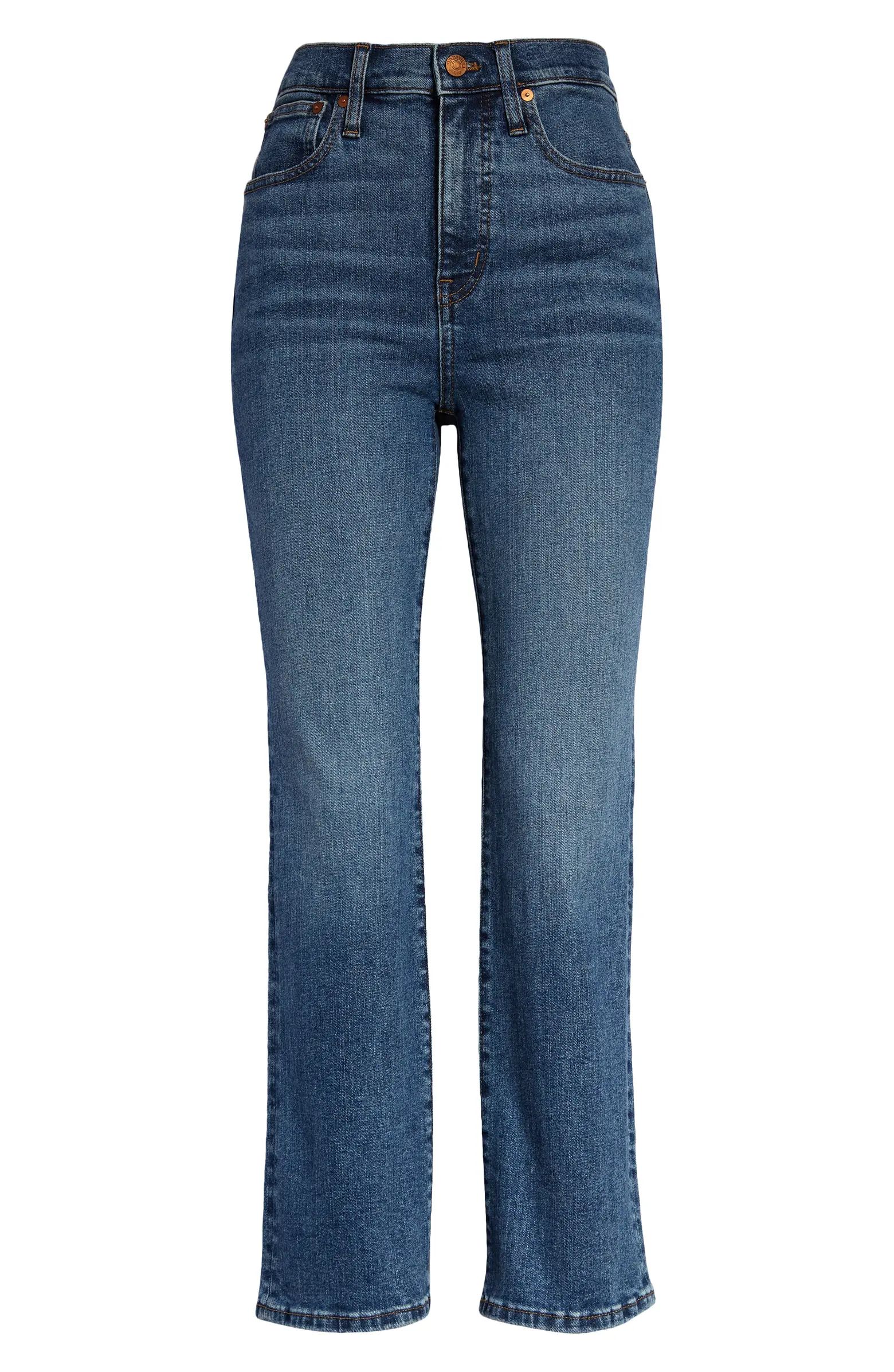 Madewell Cali High Waist Demi-Boot Jeans | Nordstrom | Nordstrom