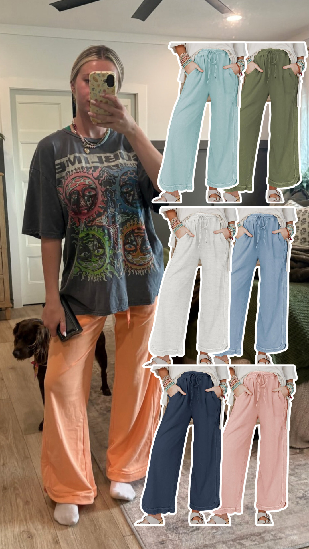 These wide leg sweats from Amazon are so comfy and light weight! Might order them in every color 😂 

 #LTKootd #LTKmomlife