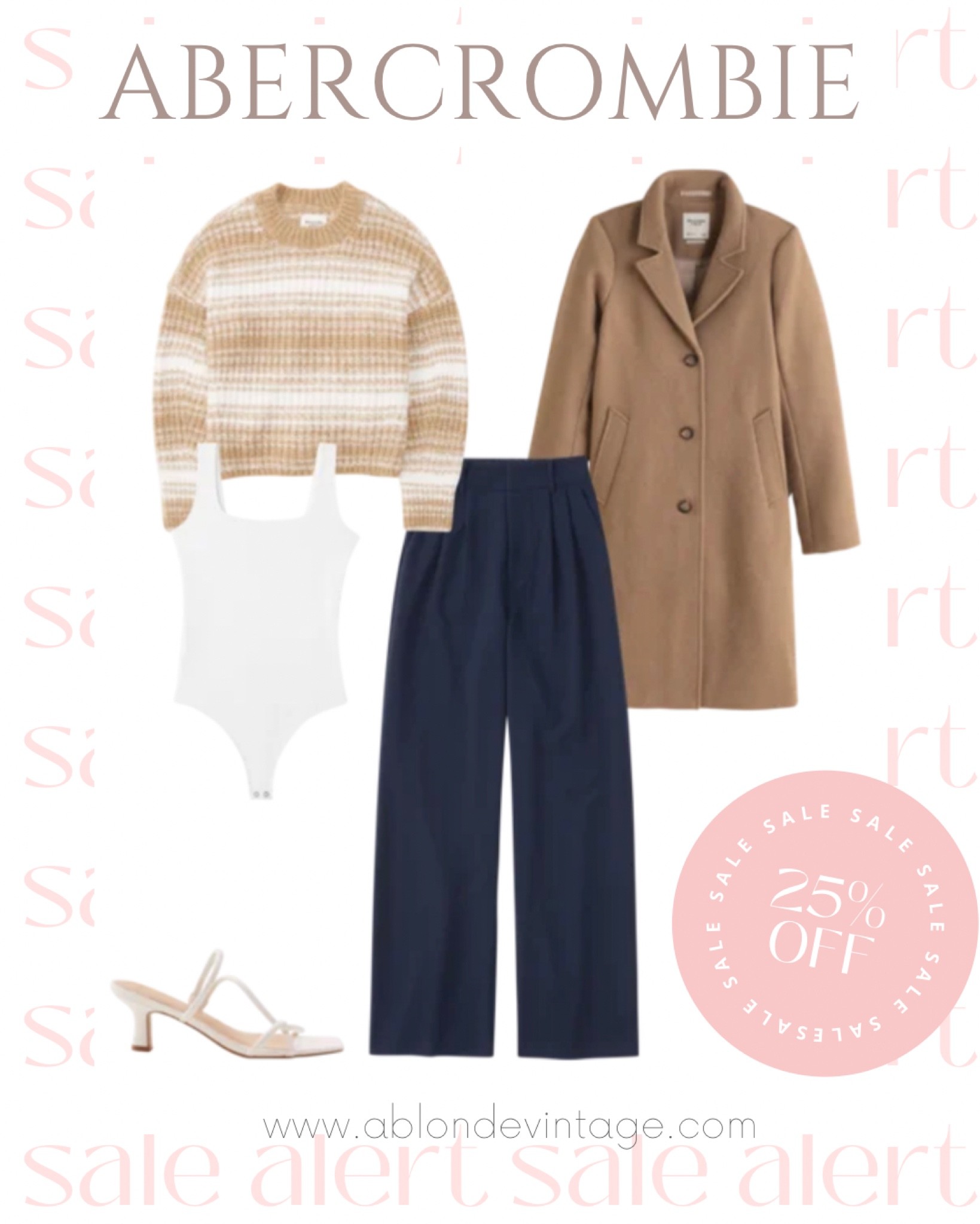 This cozy fall sweater from Abercrombie paired with wide leg trousers, a wool coat and body suit is the perfect outfit for work or date night!

#LTKunder100 #LTKSale #LTKsalealert