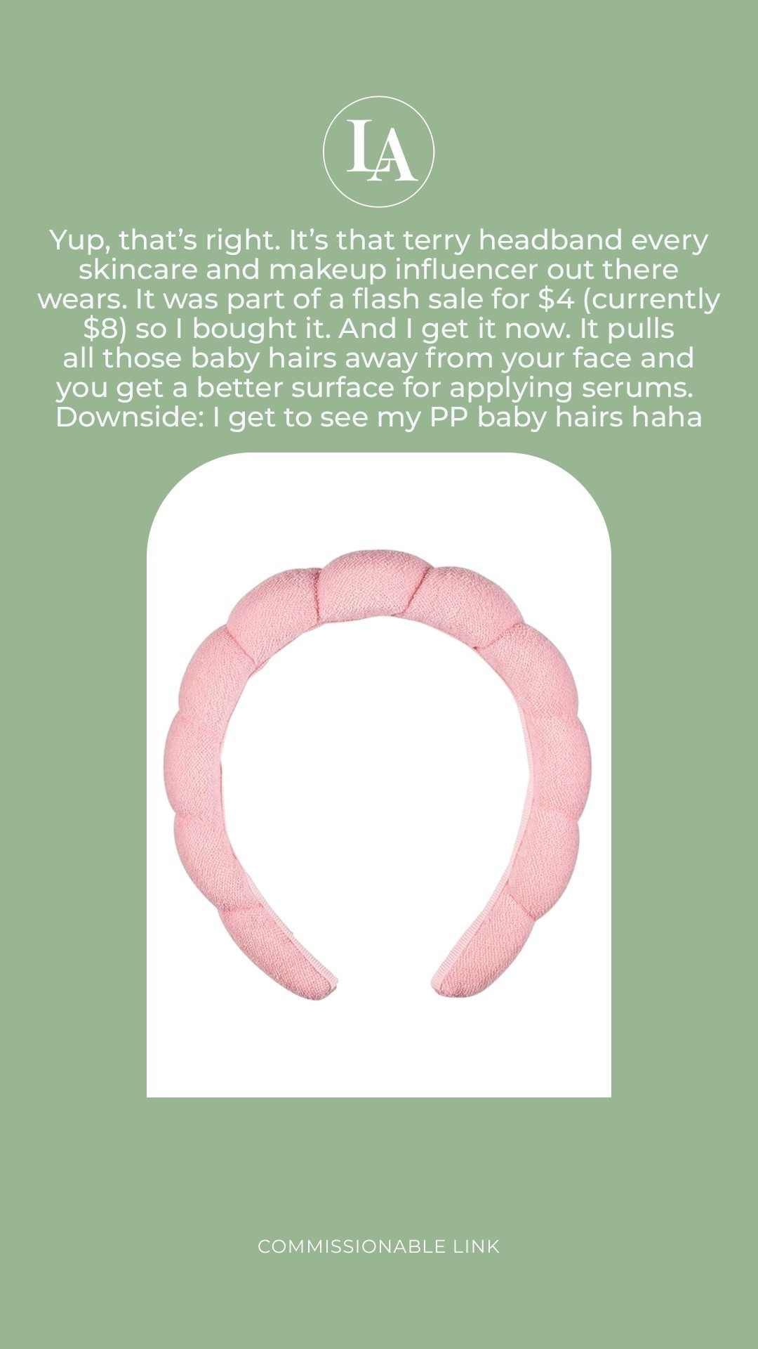 Conair Spa Makeup and Face Washing Headband Pink Bubble Design 