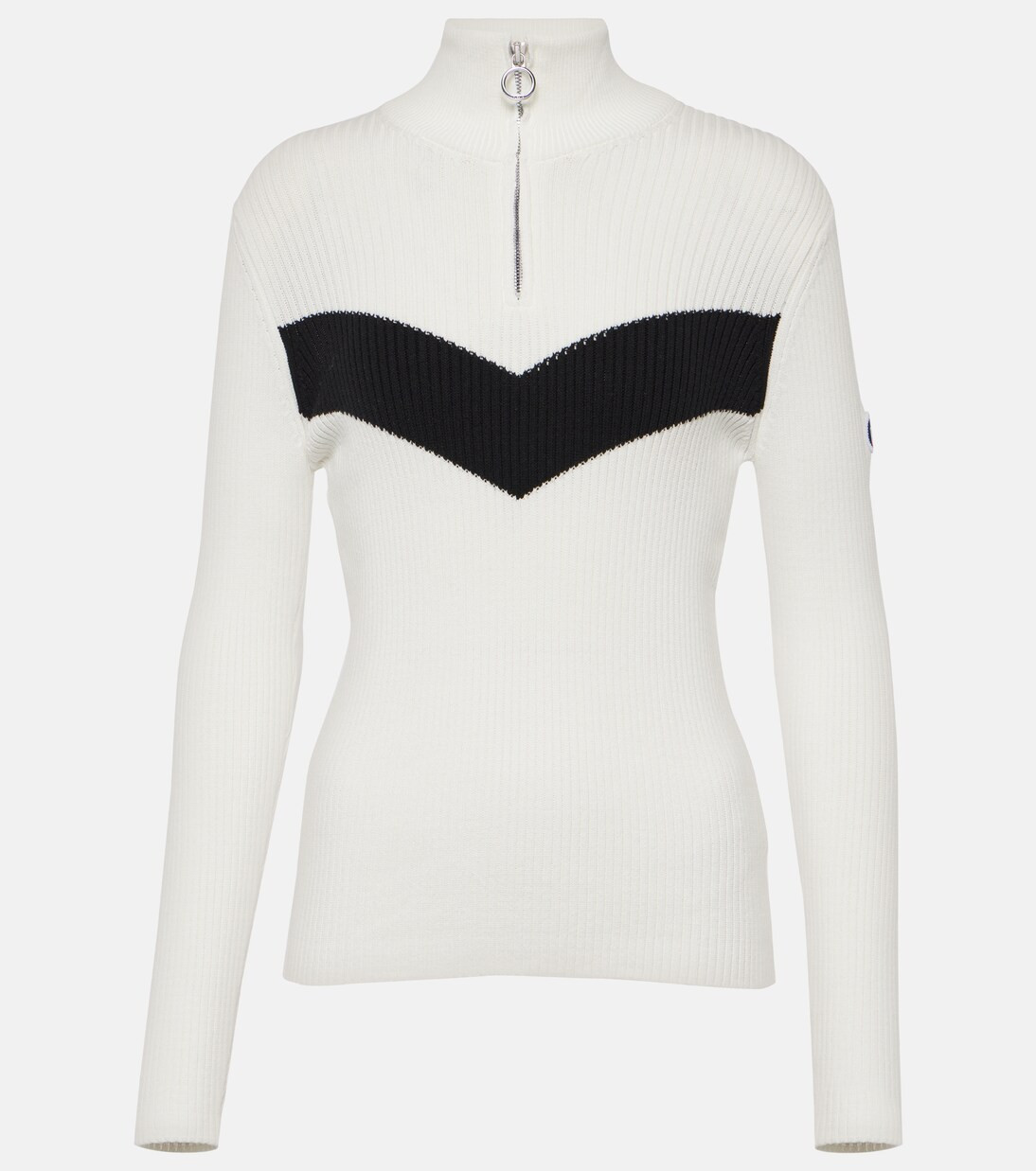 Andromede ribbed-knit half-zip sweater | Mytheresa (UK)