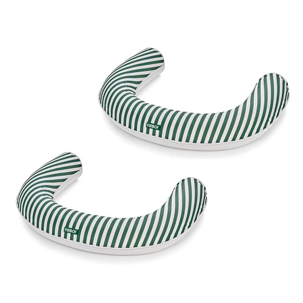 Fabric Noodle Float
                      2-Pack, Green Stripe | FUNBOY