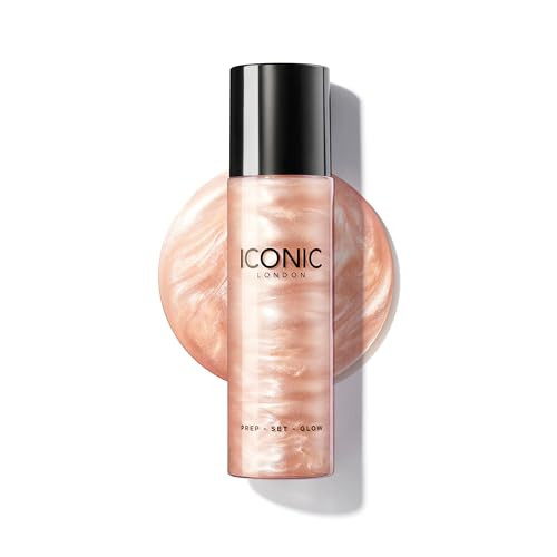 ICONIC LONDON Prep-Set-Glow | Hydrating + Setting + Glowing Spray, 3-in-1 Formula for a Dewy, Radiant Finish, Cruelty-Free, Vegan Makeup, 4.22 Fl oz | Amazon (US)