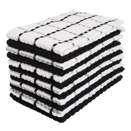 Living Fashions Kitchen Towels 12 Pack 15 x 25 Dish Towels for Kitchen Cotton Kitchen Hand Towels (B | Walmart (US)