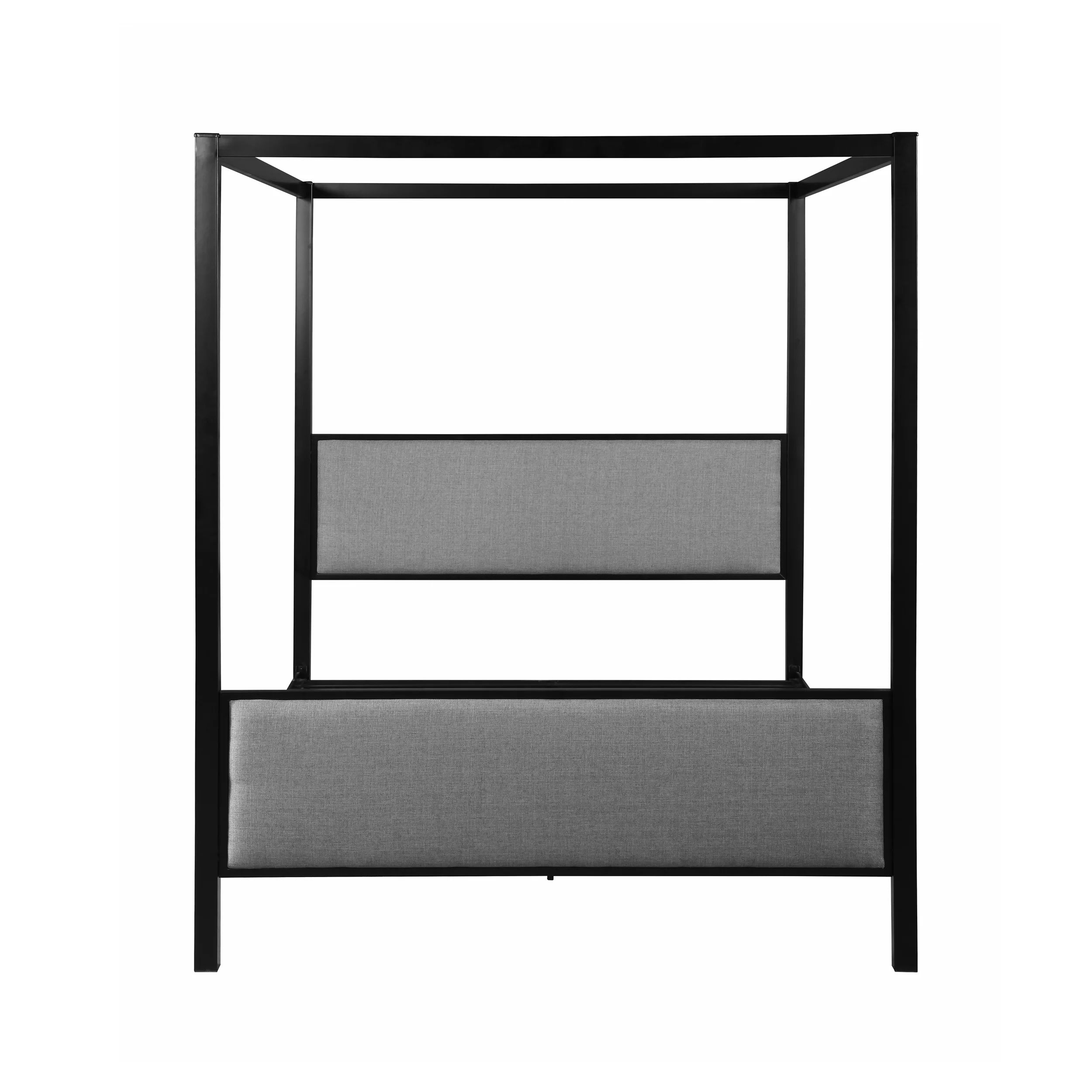 Semple Upholstered Metal Canopy Bed | Wayfair North America