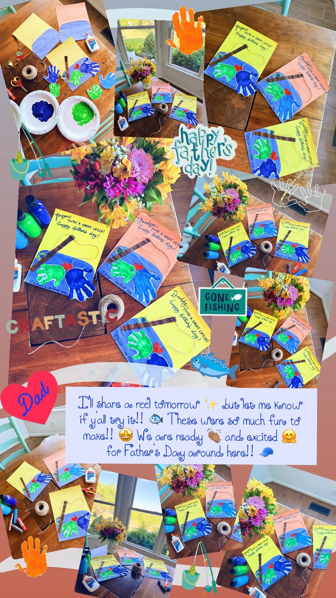 I’ll share a reel tomorrow ✨ but let me know if y’all try it!! 🐟 These were so much fun to make!! 🤩 We are ready 👏🏽 and excited 🤗 for Father’s Day around here!! 🧢
