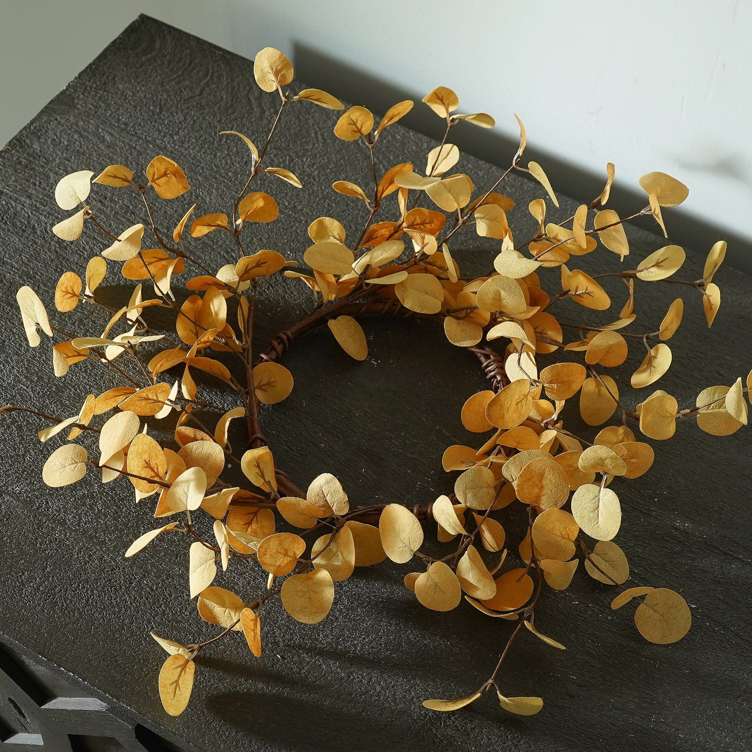 Mustard Fall Candle Ring | 16” | MJHome