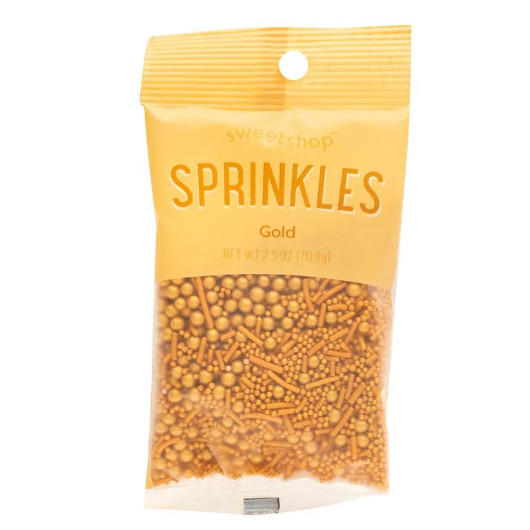 Sweetshop Sprinkle Mix Gold Mix 2.5oz - Dessert Toppings - Walmart.com | Walmart (US)