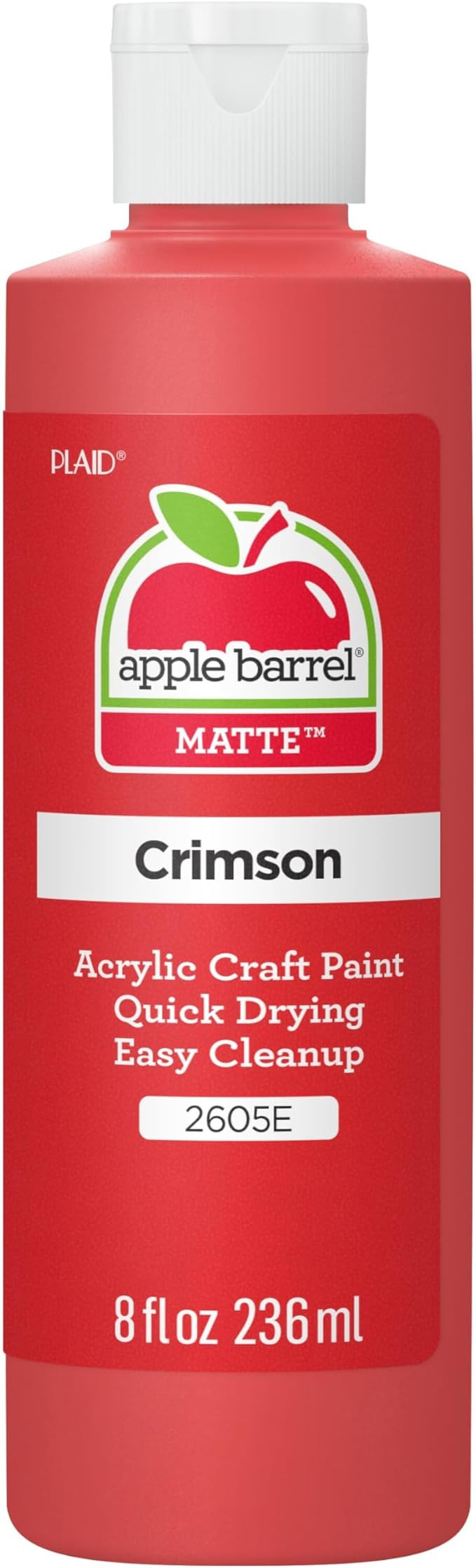 Apple Barrel Acrylic Paint in Assorted Colors (8 oz), K2605 Crimson- Pack of 1 | Amazon (US)