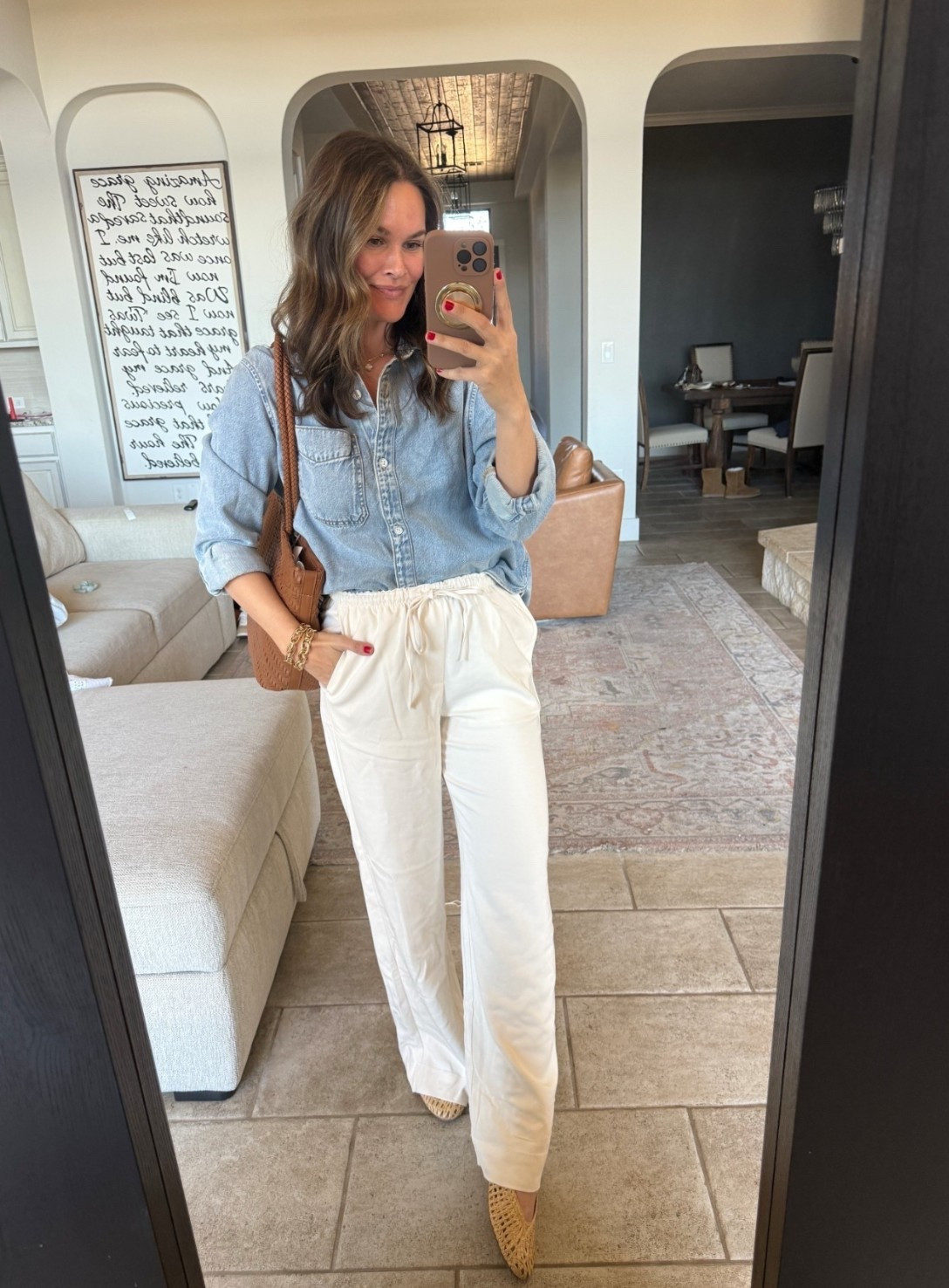 These pull-on pants from @Target are a summer staple. Perfect for errands, travel, and everyday plans! My top and shoes are sold out but I linked similars. 

#LTKmomlife #LTKootd #LTKSeasonal