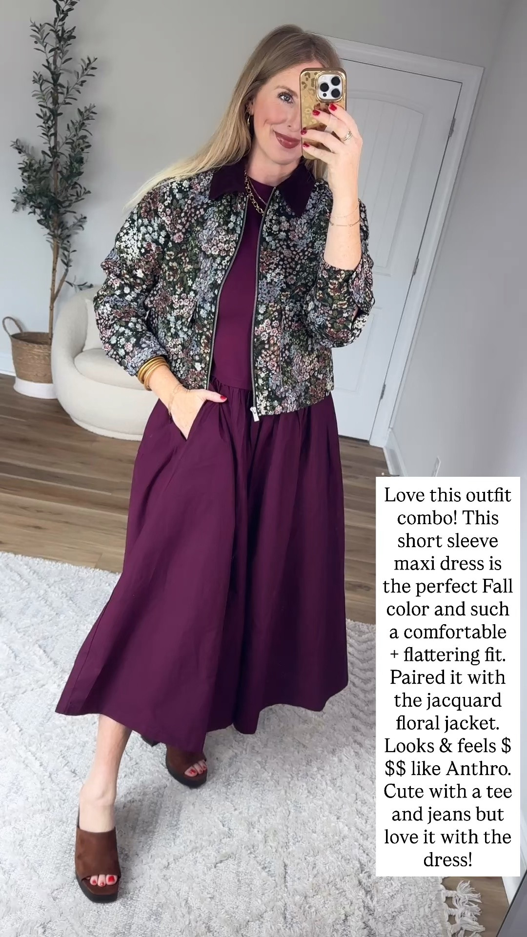 Walmart try on, Walmart outfit, Walmart dress, floral jacquard jacket

#LTKootd