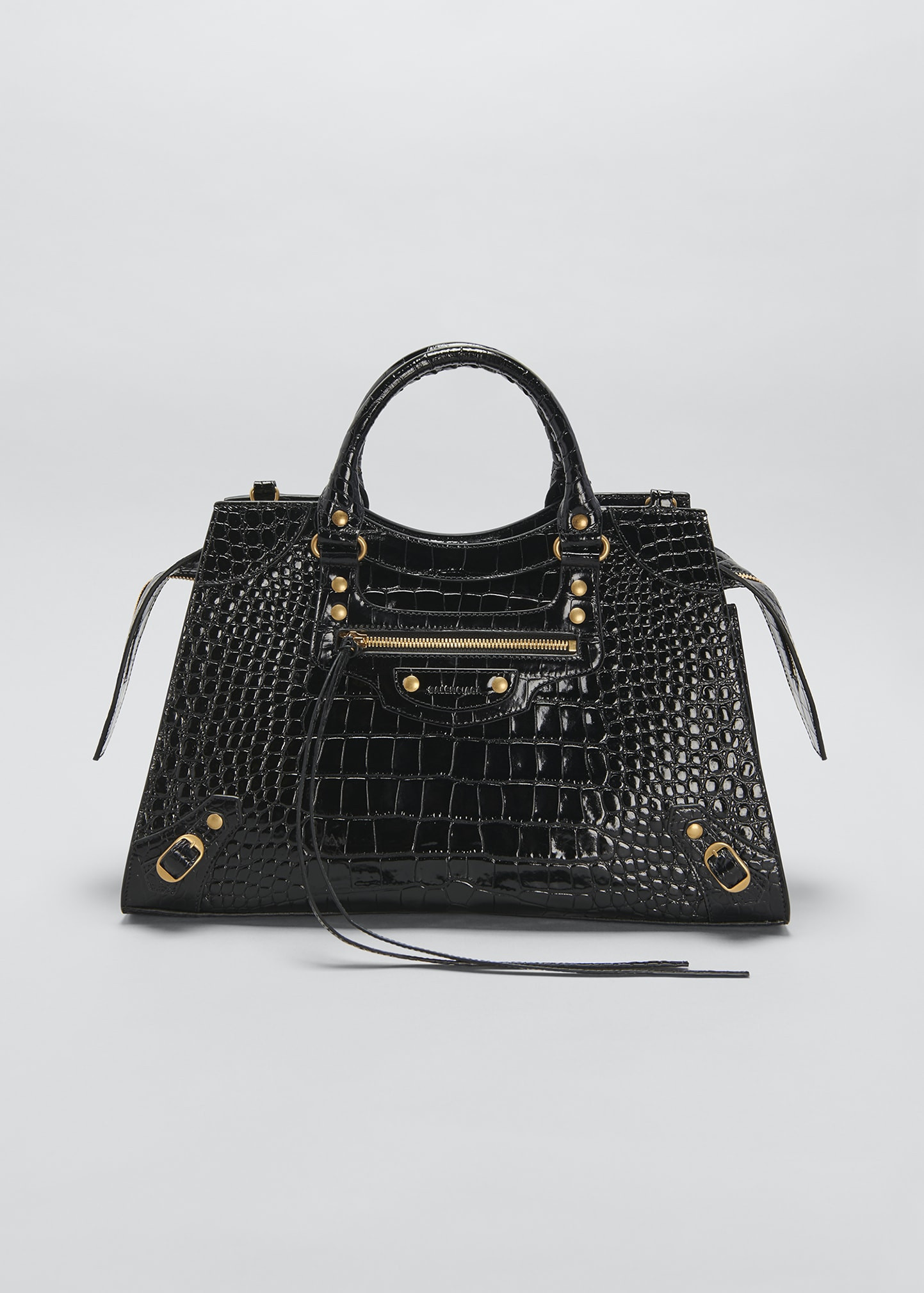 Neo Classic City Mock-Croc Satchel Bag | Bergdorf Goodman