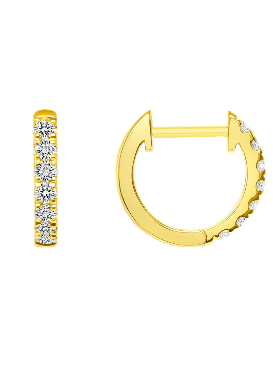 Perfect Diamond Huggie 14K | leMel