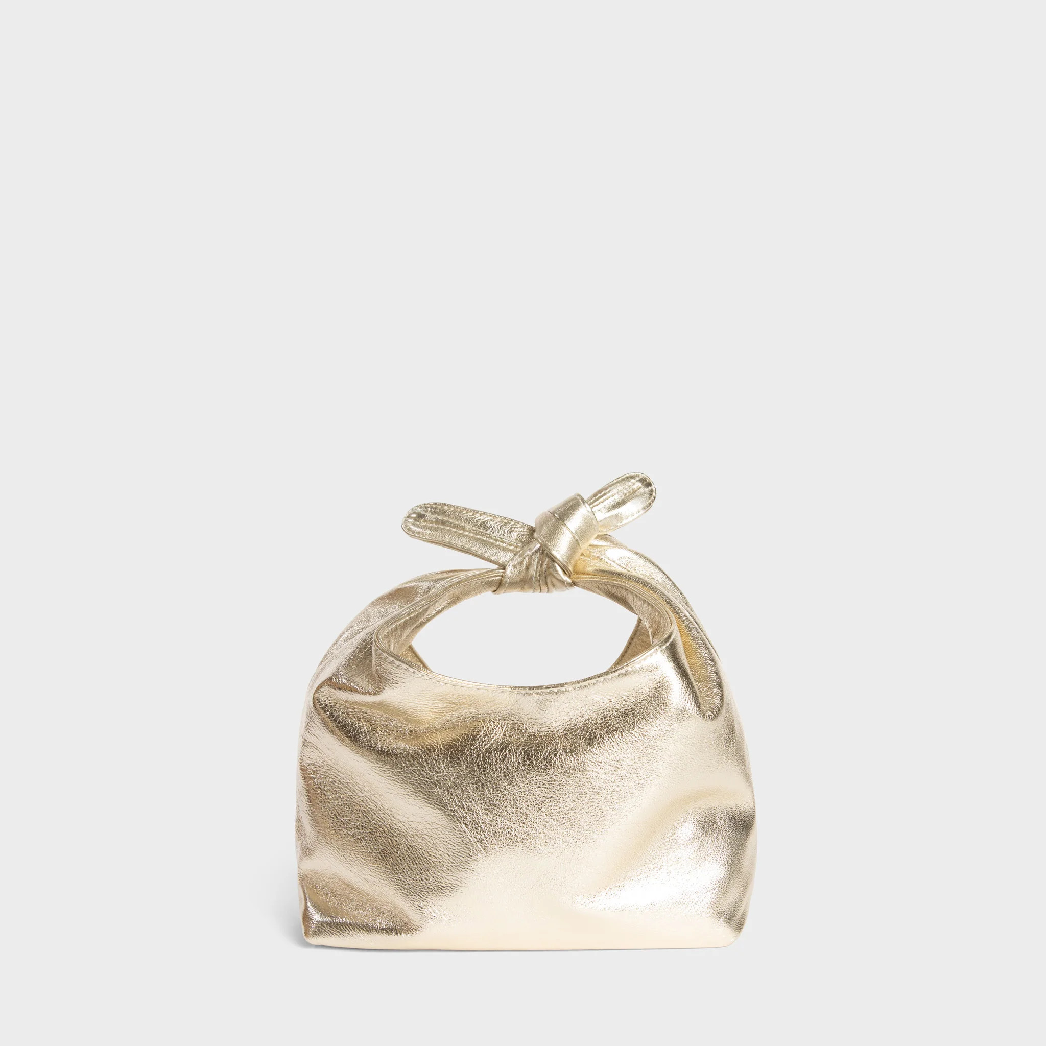 Gemma Clutch Bag Italian Leather Champagne | LEMIZ | LEMIZ