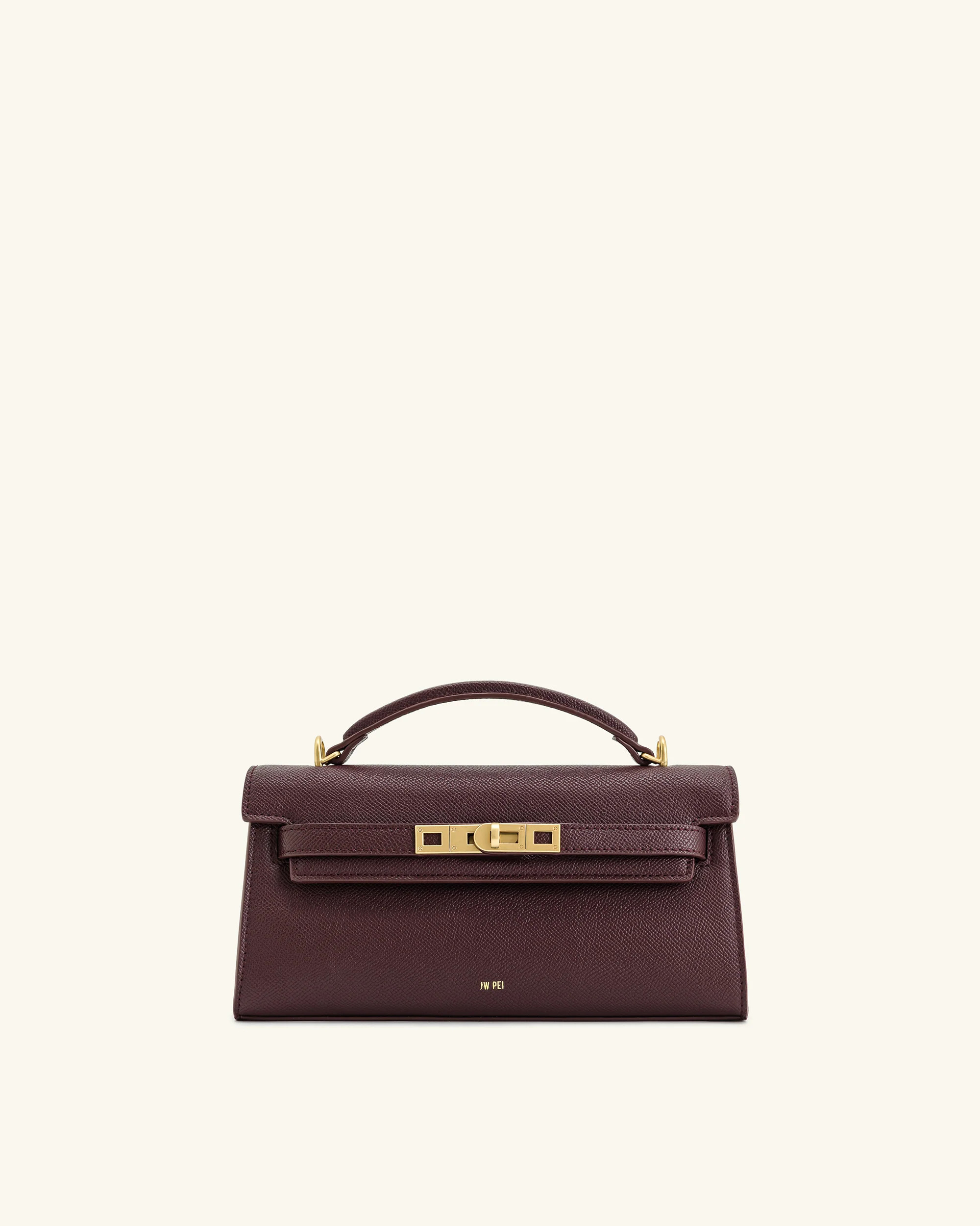 Noor Top Handle Bag - Deep Burgundy | JW PEI US