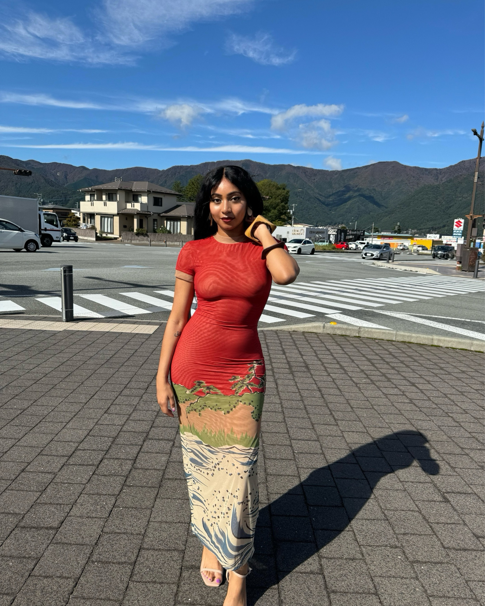 Sir the Label Redwood Dress. Perfect for fall and a trip to Japan 🇯🇵 

#travel #japanesefashion #maxidress #fallfashion #fallcolors #vacationoutfit 

#LTKTravel #LTKSeasonal #LTKStyleTip