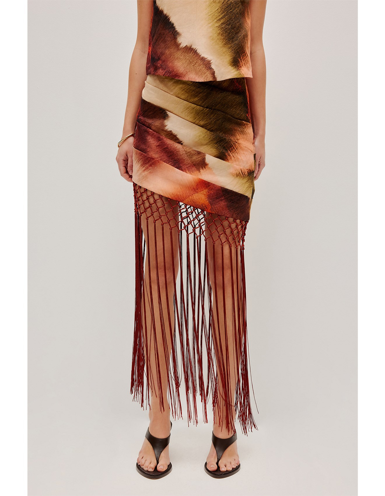 Talea Fringe Skirt | David Jones (Australia & New Zealand)