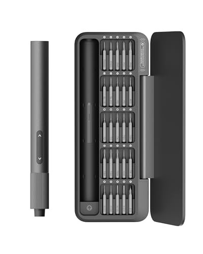 HOTO 25-in-1 Precision Screwdriver Set, 3.7V Electric Screwdriver, Max. 3 N·m Torque, USB-C Rechargeable, Compact Magnetic Tool for Phone, Laptop, Camera, Electronics, DIY Projects, Home Repair | Amazon (US)