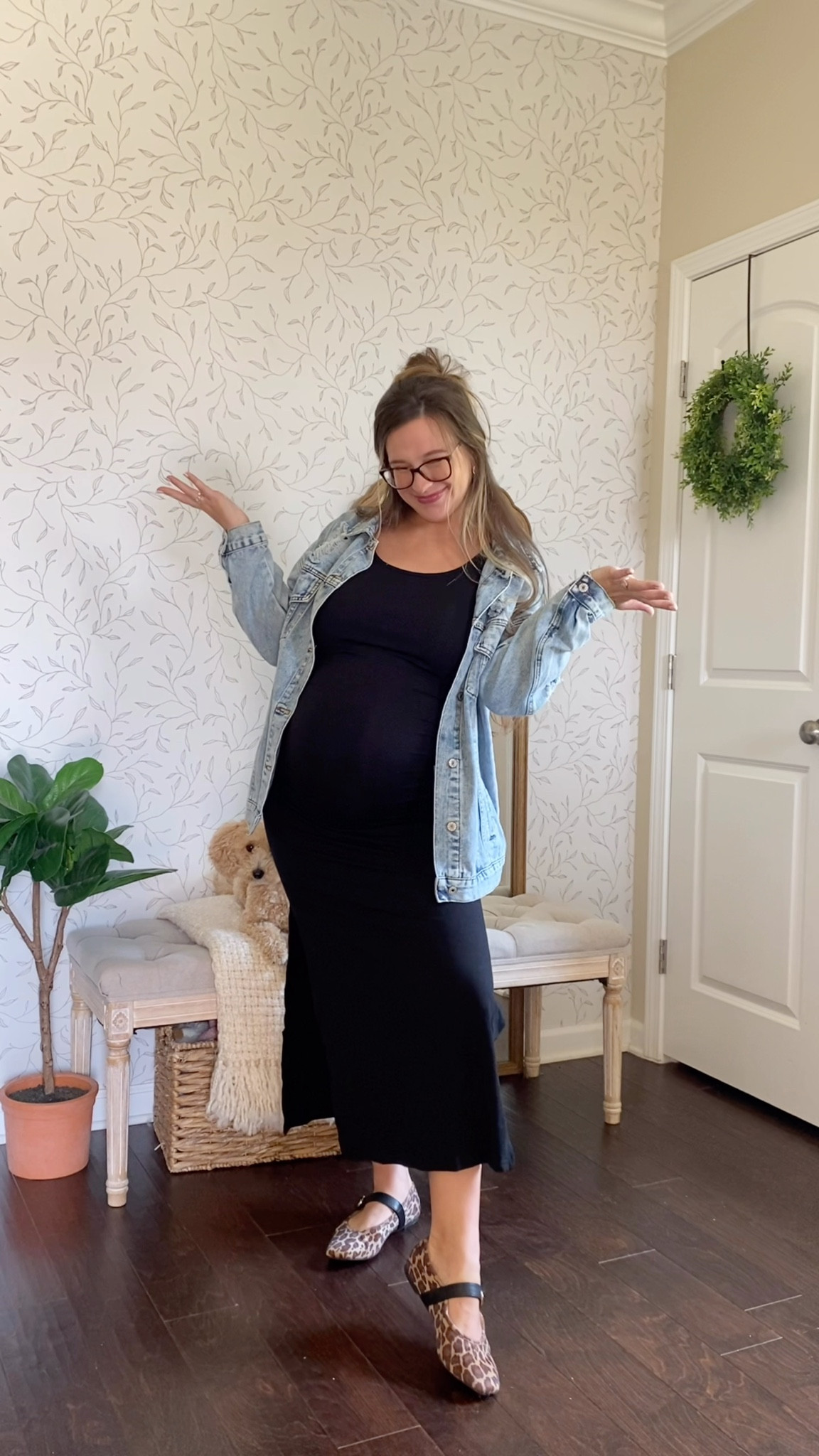 GRWM as a 34 week pregnant SAHM of 2 🤰🏼😅
Easy peasy Amazon look & this dress(!!!!!) my bump is so happy and stylish 🤭

#LTKStyleTip #LTKBump #LTKSeasonal