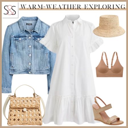 I love a white dress for when the weather gets warmer. Dress with sandals for an upscale look that’s great for travel, date night, or warm weather exploring!

#LTKsalealert #LTKstyletip