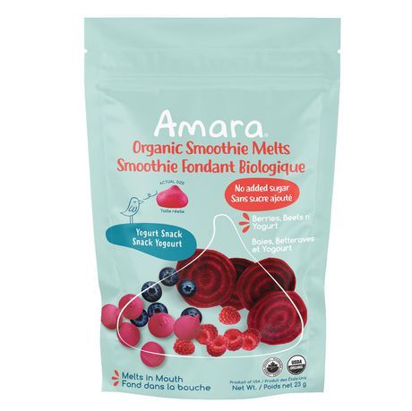 Amara Plant Based Yogurt Smoothie Melts, Beets n Berries | Walmart (CA)
