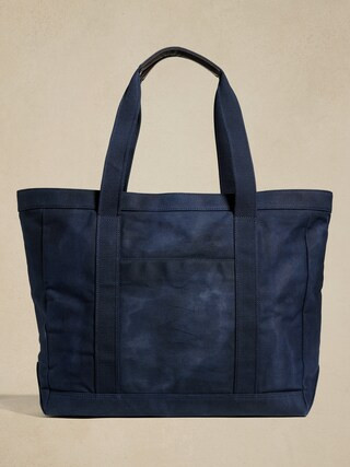 Waxed Canvas Tote | Banana Republic Factory