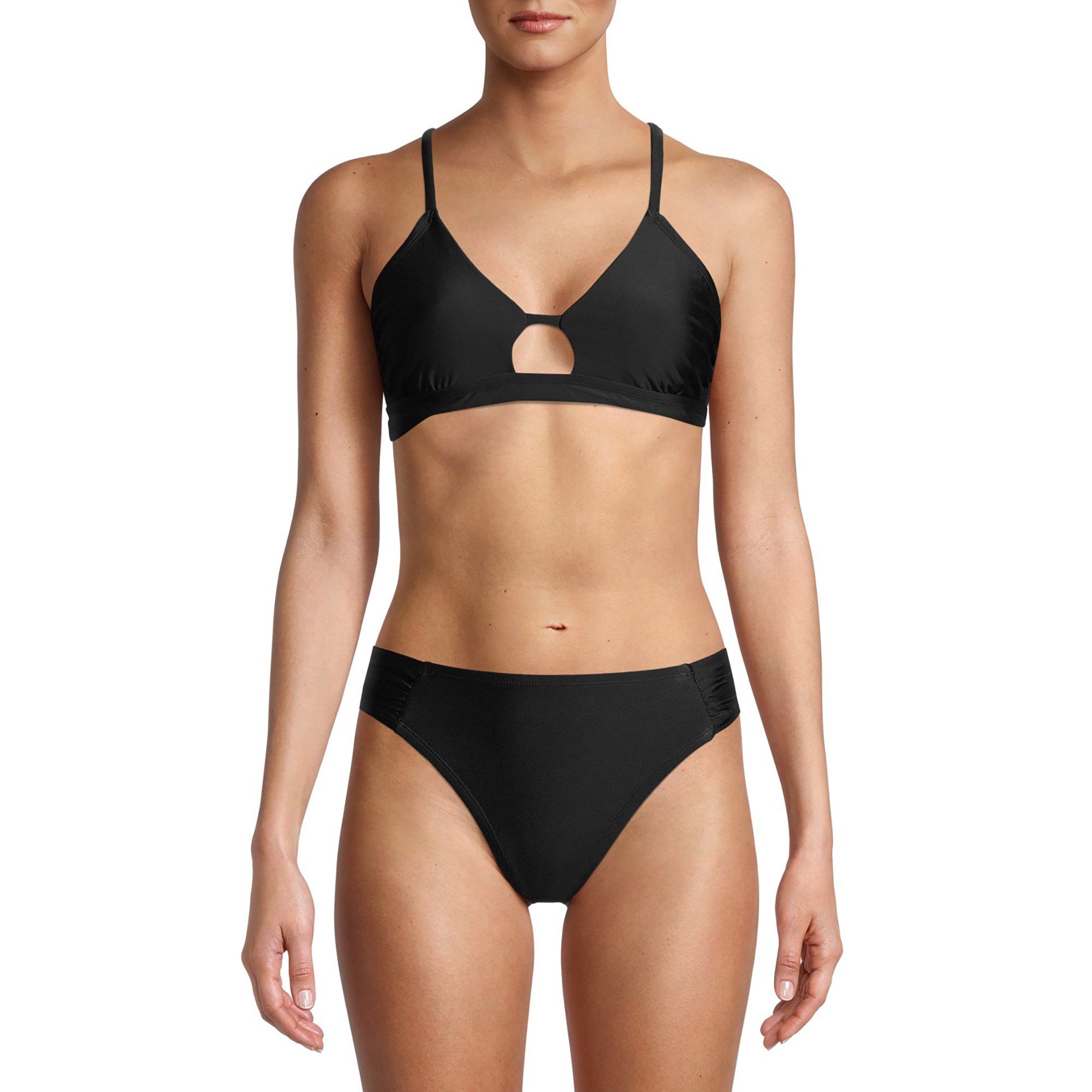 Time and Tru Women’s Cutout Swimsuit Bikini Top | Walmart (US)