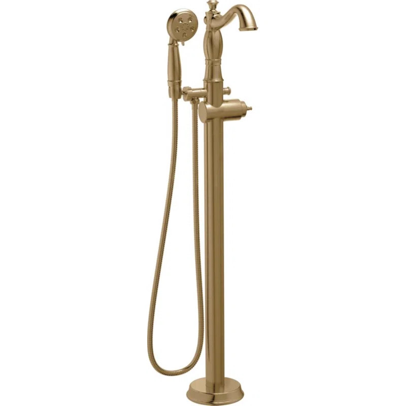 T4797-CZFL-LHP Cassidy™ Floor Mounted Clawfoot Tub Faucet Trim | Wayfair North America