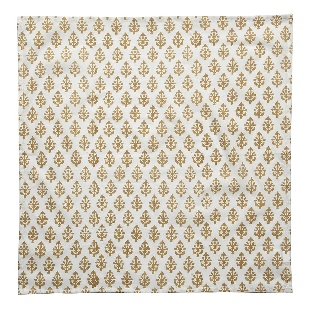 CPC Cloth Napkins Set of 4 Cotton Printed Dinner Hand Print Napkins I Wedding Cocktail Cloth Flor... | Amazon (US)